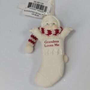 Dept 56 Snowbabies Grandma Loves Me Christmas Tree Ornament